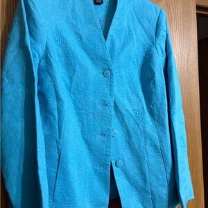 Dialogue Turquoise Blazer